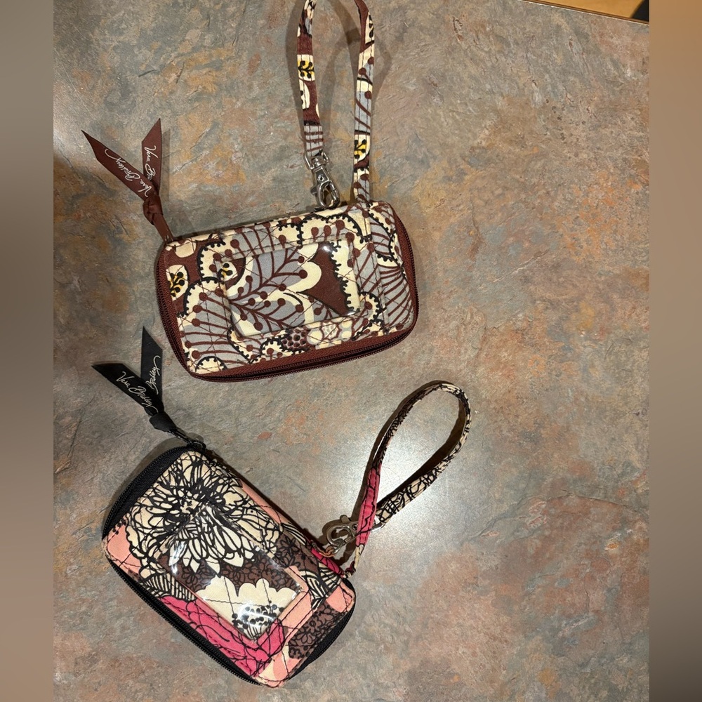 Set if 2 Vera Bradley Wristlets excellent condition
